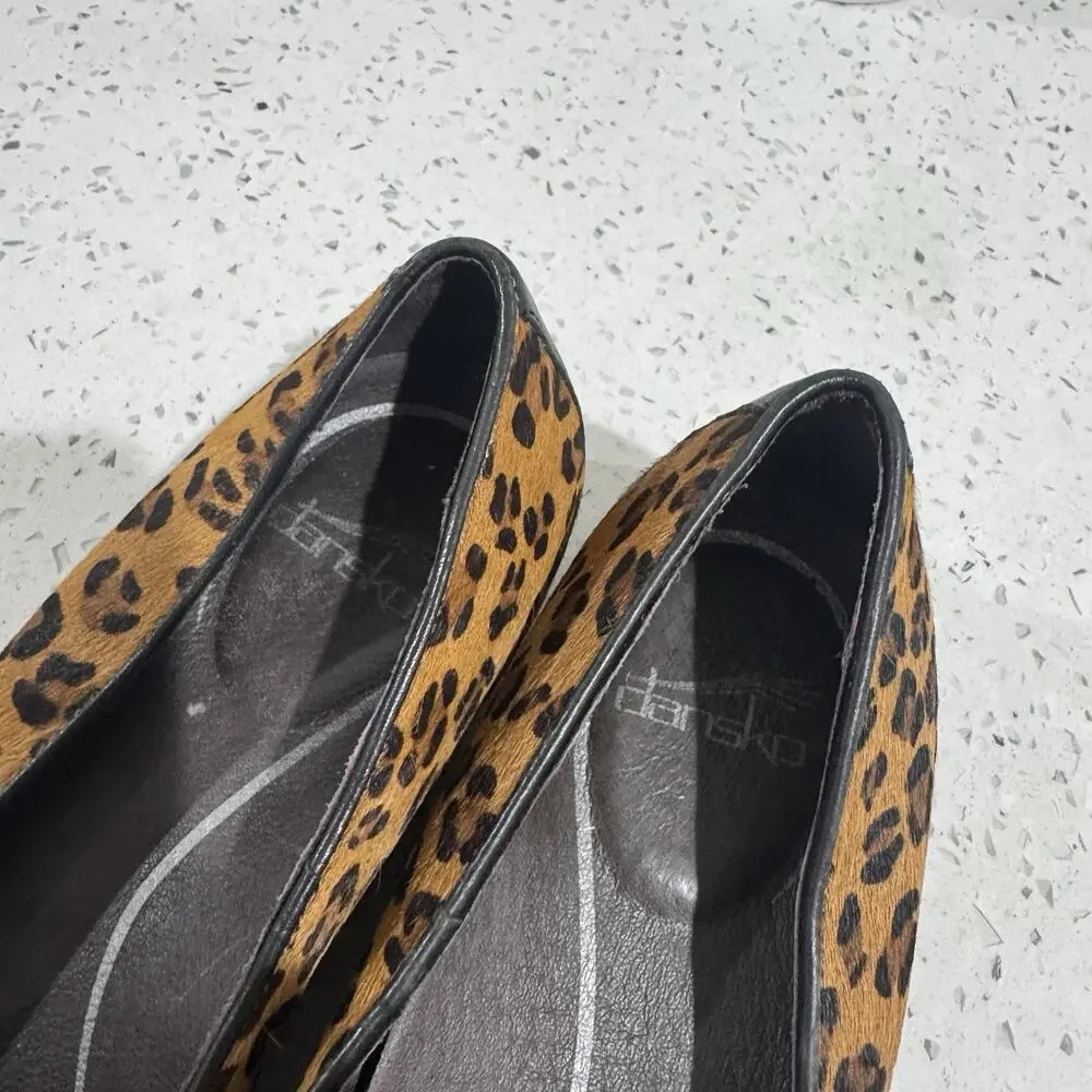 Dansko Olivia loafers in a leopard print calf Loafers Size 41